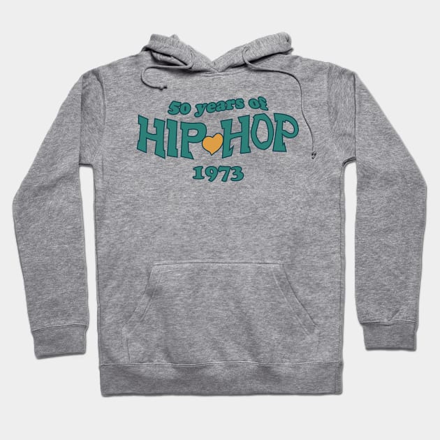 50 Years of HIP-HOP 1973 Hoodie by Localhost